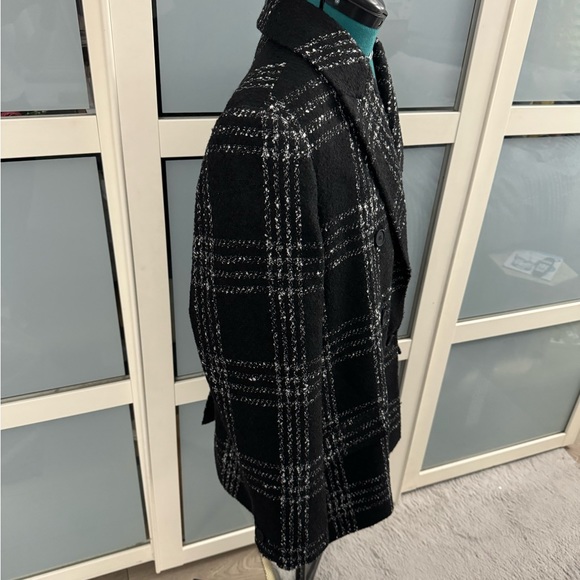 All Saints Astrid Double Breasted Check Jacket - Picture 3 of 16